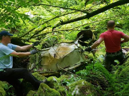 Sanacija črnega odlagališča – Banova jama 028